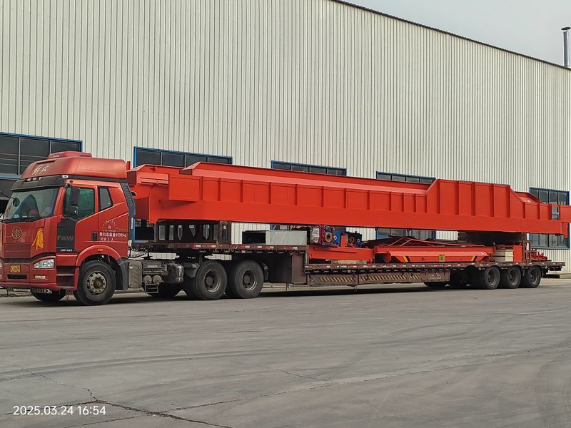 通用橋式起重機 QDXX32/5t—19.5m 電動單梁橋式起重機 2臺 LD10t—16.5m 制作完成，發往河北石家莊交付客戶使用。