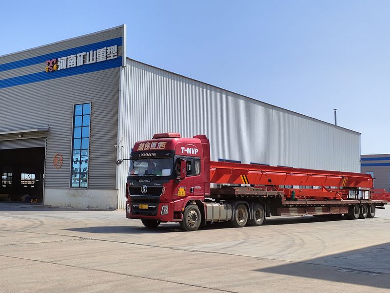 電動葫蘆門式起重機  MHxh10t—14m 外懸3.5/1.5m 制作完成，發往青海交付客戶使用